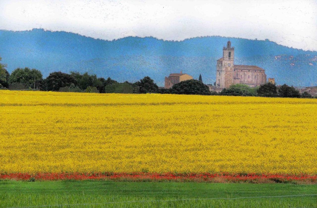 Mas Rauric Hotel Llagostera Bagian luar foto
